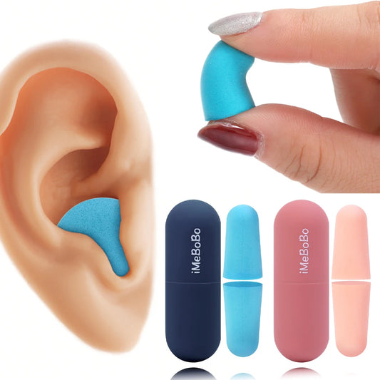 1 Pair Anti-Noise Sleeping Ear Plugs Earplugs For Sleep Special Mute